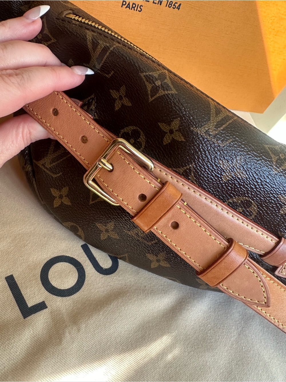 ✨Louis Vuitton Monogram Original Bumbag in Brown and Tan- Great Condition✨ - Picture 15 of 15